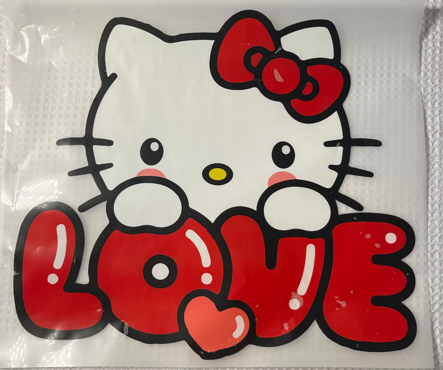 Full Size DTF prints HK Hello Kitty Sanrio