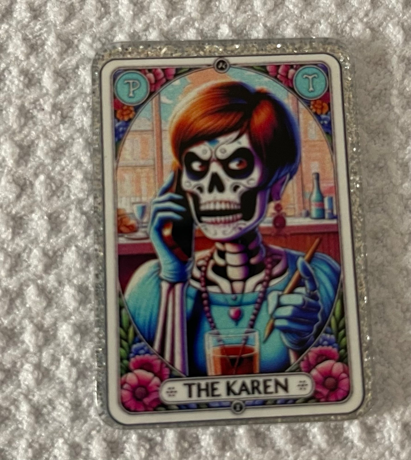 ACRYLICS FOR DIY PROJECTS SKELETON AND TAROT CARD