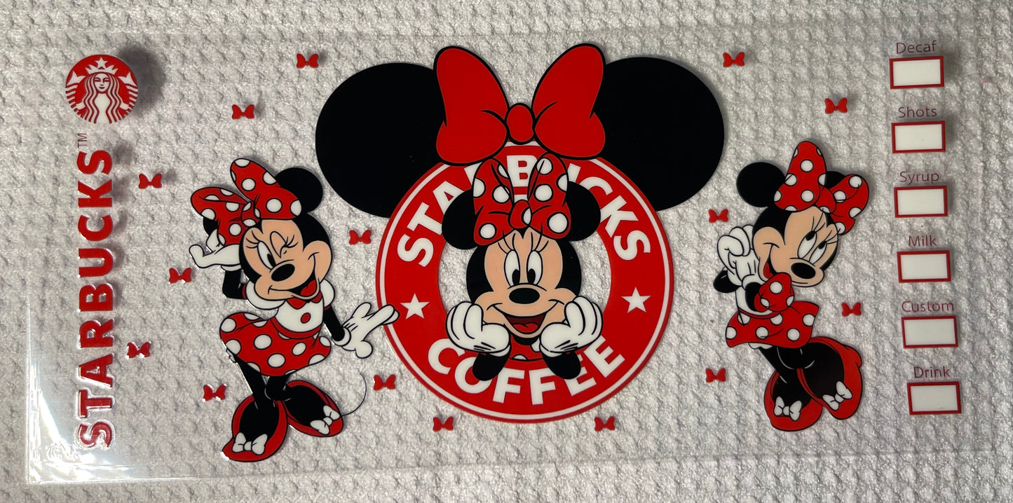 16 OZ UV DTFWRAPS DISNEY