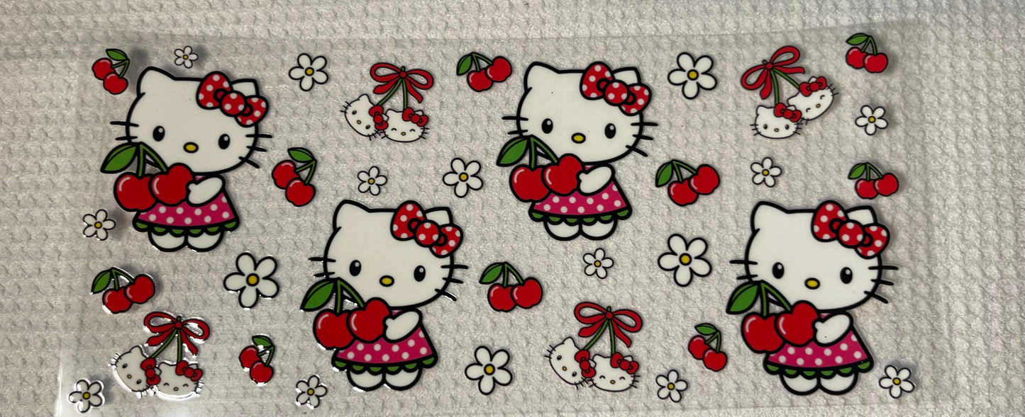 16 OZ UV DTFWRAPS HK HELLO KITTY KUKU KUROMI AND FRIENDS