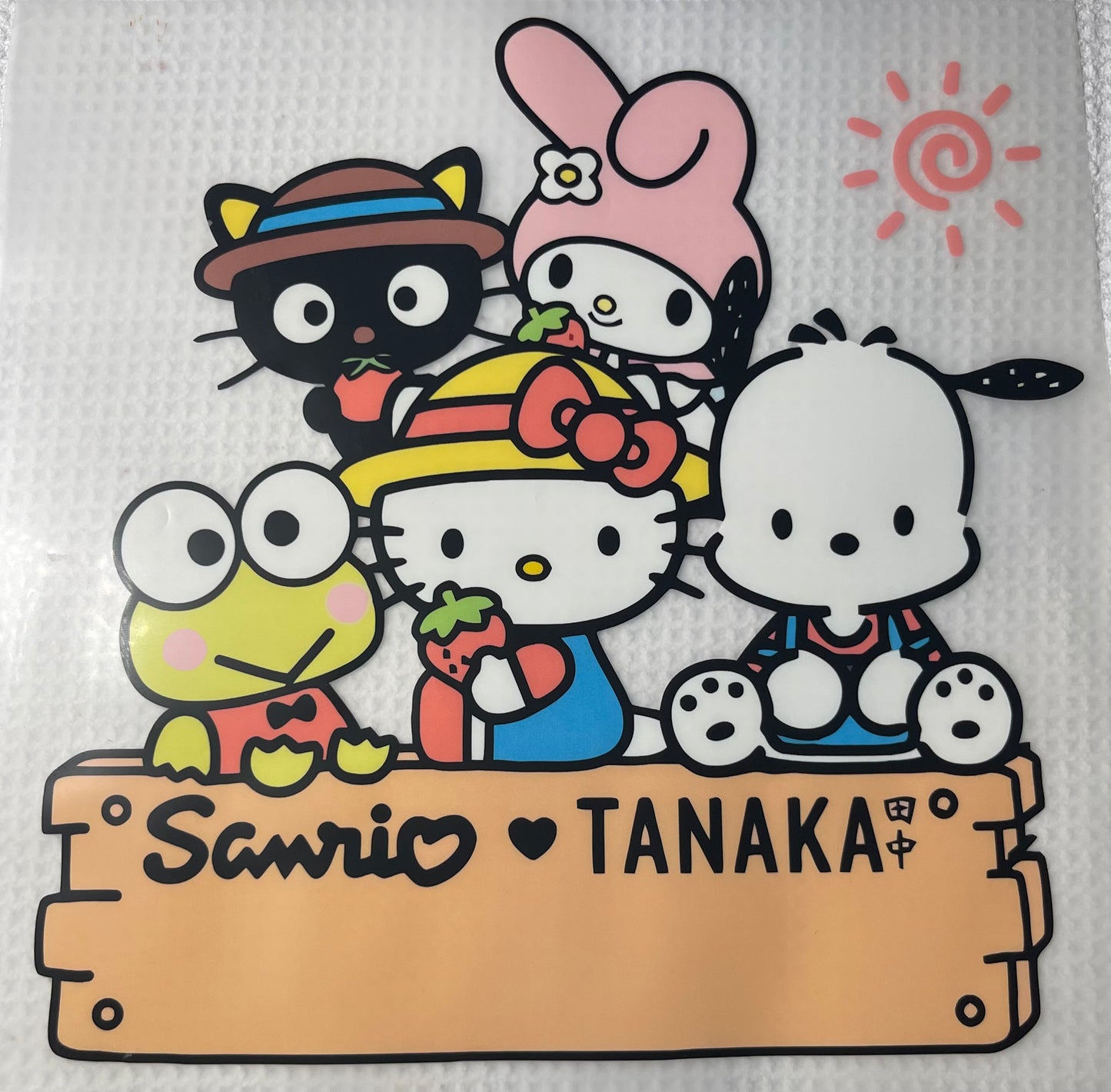 Full Size DTF prints HK Hello Kitty Sanrio