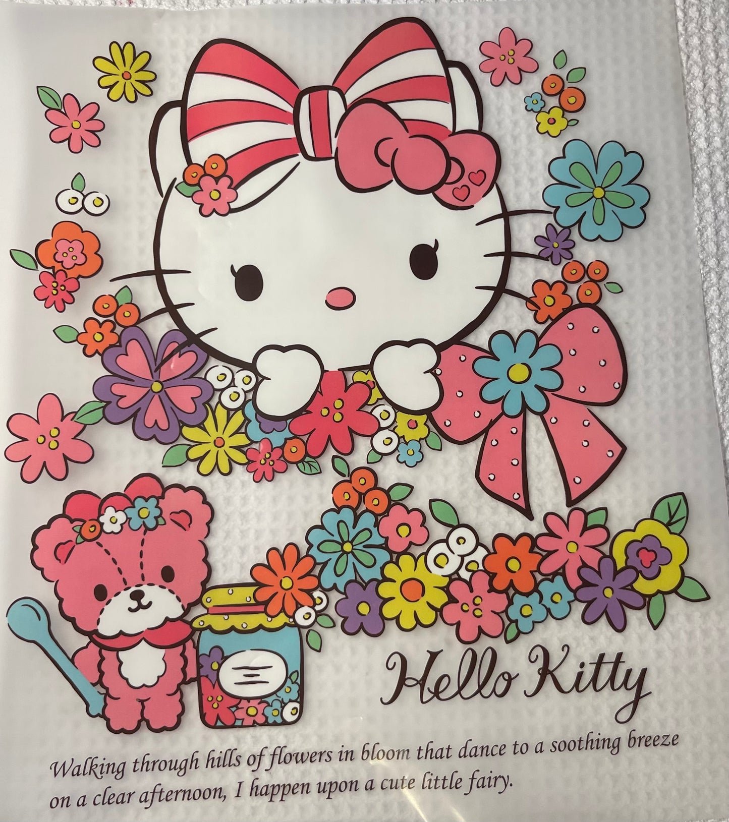 Full Size DTF prints HK Hello Kitty Sanrio