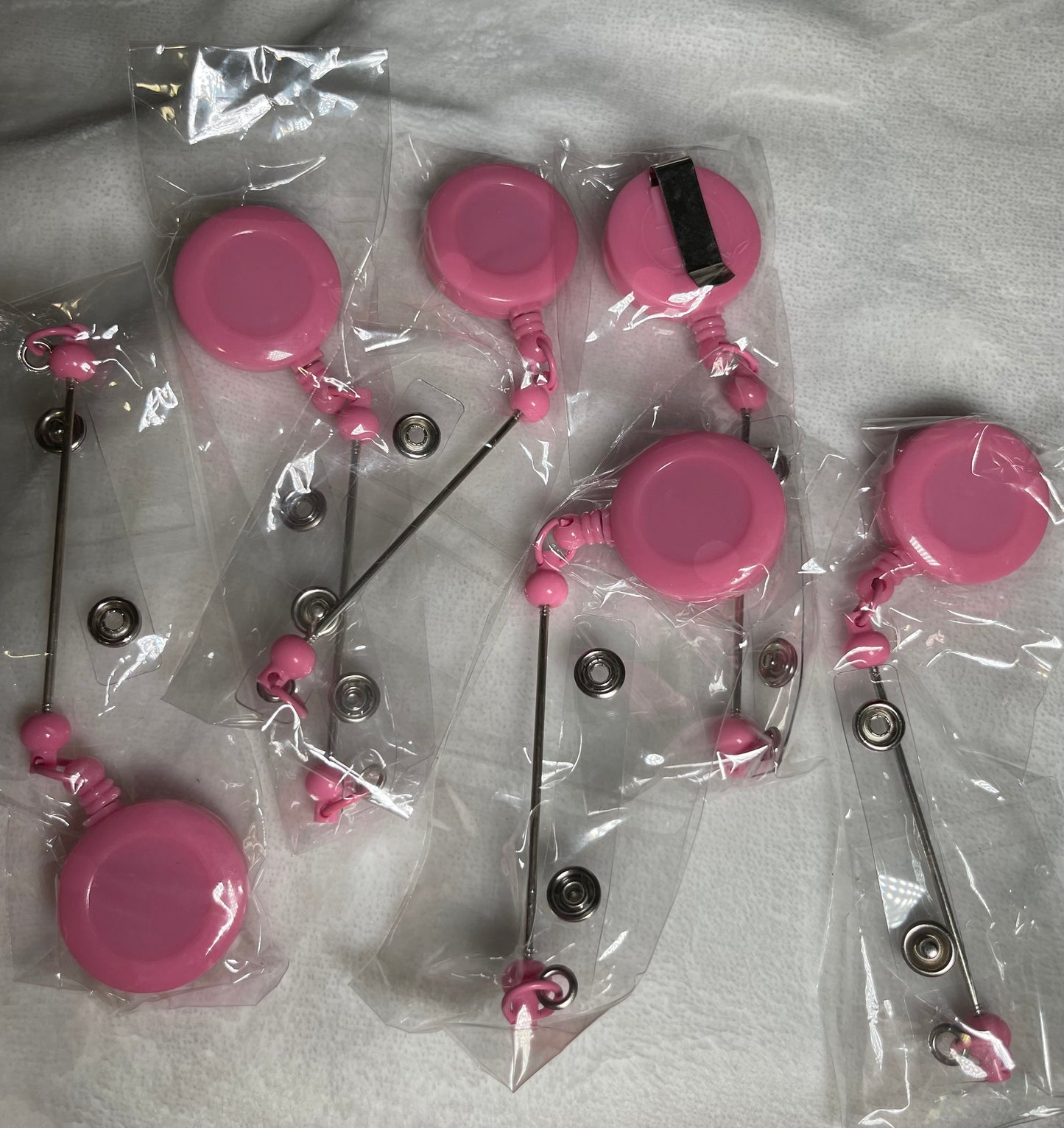 Beadable badge reels