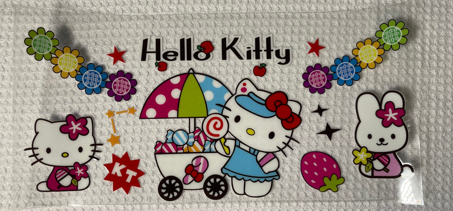 16 OZ UV DTFWRAPS HK HELLO KITTY KUKU KUROMI AND FRIENDS