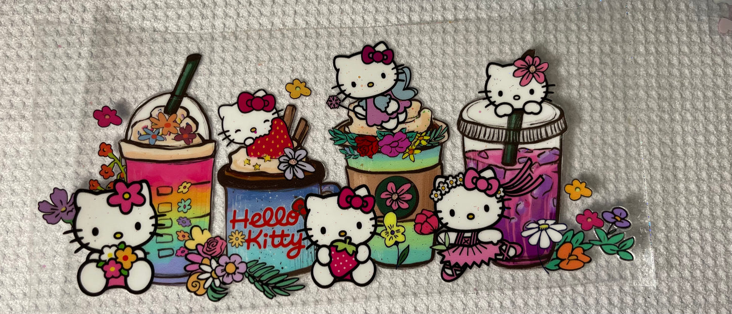 16 OZ UV DTFWRAPS HK HELLO KITTY KUKU KUROMI AND FRIENDS