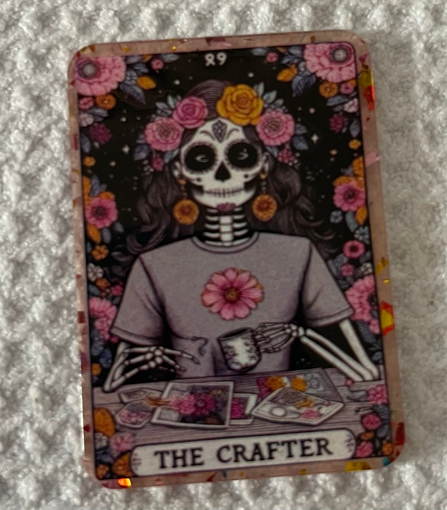 ACRYLICS FOR DIY PROJECTS SKELETON AND TAROT CARD